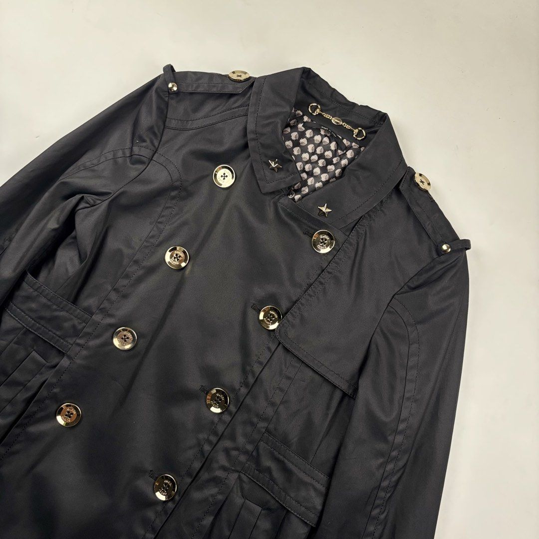 Gucci - Frida Giannini - Short Coat (Category: Coats, Jackets and Outerwear) located in Makati City. Submitted by ragrepository (Listing ID 1468730185, Image 2). Description: Gucci - Frida Giannini - Double Breasted Short Coat Tagged as 40 Length- 31.5” Pit to pit- 17.5” Sleeves- 21.5” Shoulder-14.5” Condition-9/10 Flaw- None .