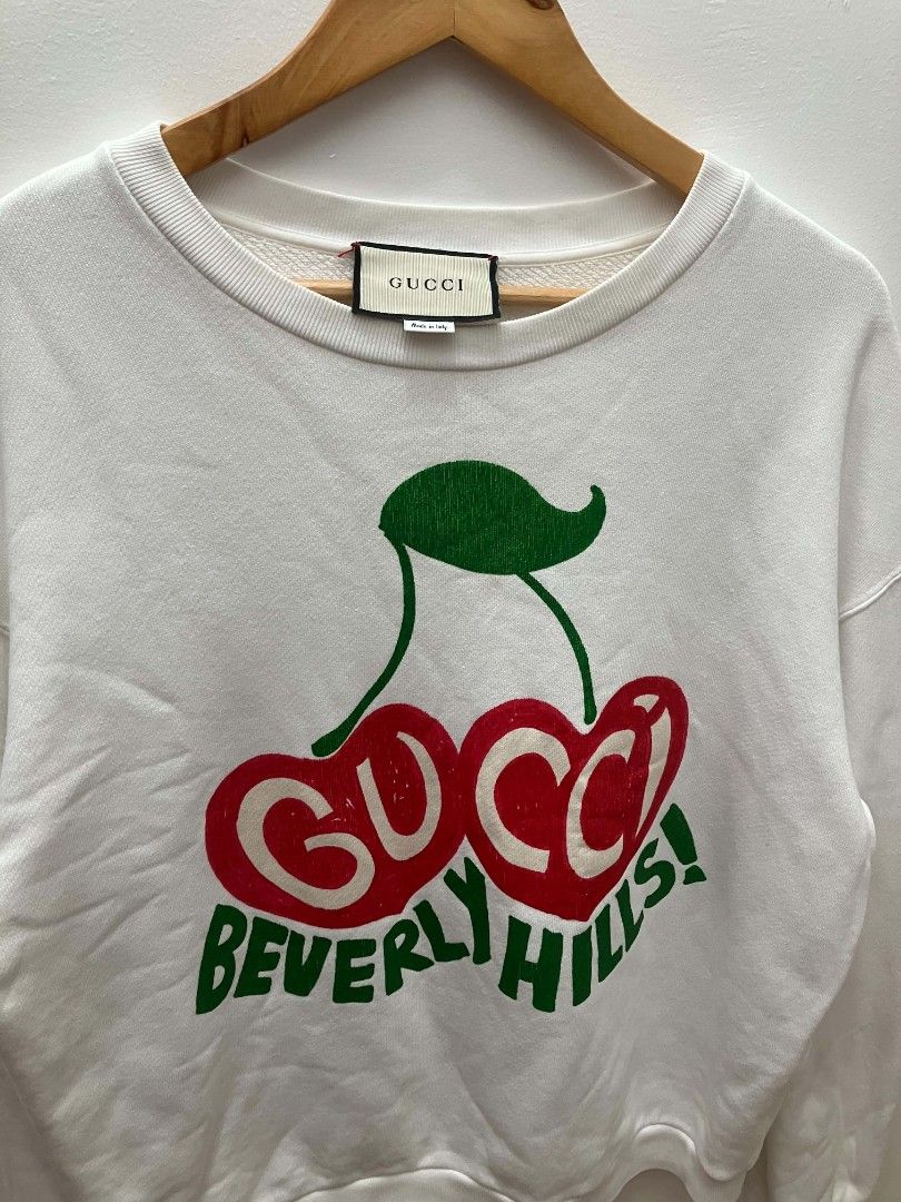 Gucci 'Beverly Hills' Sweater (Category: Others Tops) located in Manila. Submitted by soflyapparel77 (Listing ID 1468880669, Image 3). Description: Authentic Dm for more details.