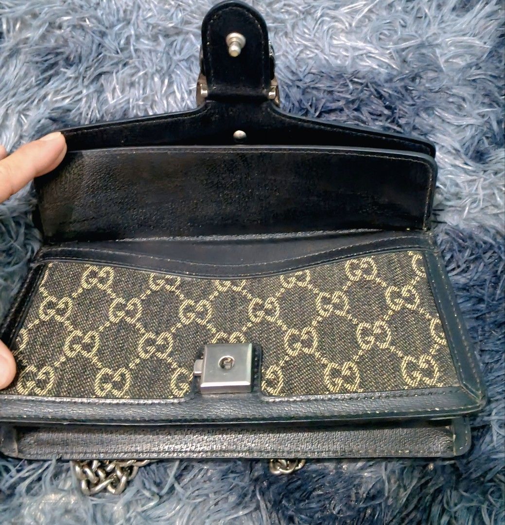 gucci dionysus denim black (Category: Luxury Bags & Wallets) located in Magalang. Submitted by trendz67271 (Listing ID 1468927215, Image 3). Description: liks new good condition bought from japan with dustbag no papers or card.