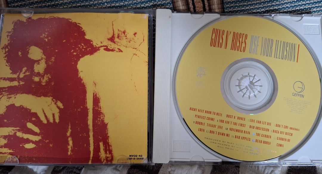 Guns N' Roses - use your illusion 1 (Category: CDs & DVDs) located in Davao. Submitted by vintageklasiks (Listing ID 1468929696, Image 2). Description: .