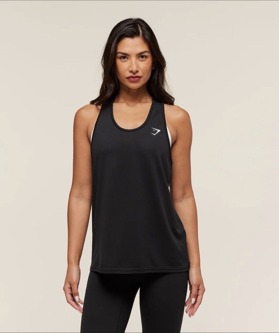 Gymshark Training Vest (Category: Activewear) located in Iloilo. Submitted by mnky.bsns03 (Listing ID 1468816487, Image 2). Description: 9.5/10 Color rate No issues 29.5 Length 20 Widtd.