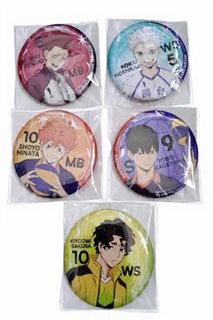 DAISO Movie Edition HAIKYUU!! Random Big Can Badge - Nishinoya, Toys ...