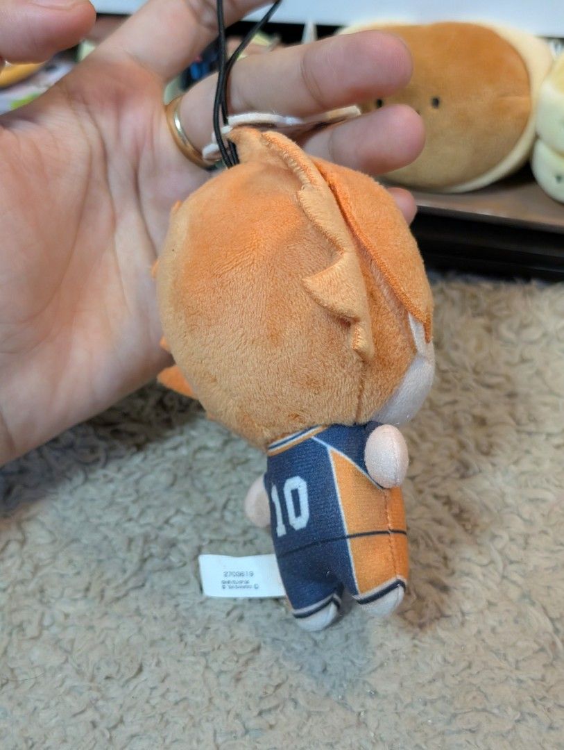 Haikyuu!! Shoyo Hinata Plush Charm (Category: Plushies & Soft Toys) located in San Pedro. Submitted by eurisilvers (Listing ID 1468722994, Image 3). Description: — shipping is via J&T Express — mop: gcash, maya, bank transfer — location: san pedro city, laguna.