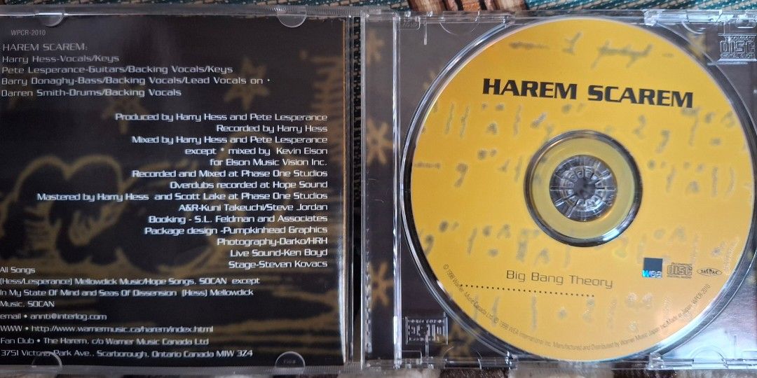 Harem Scarem - big bang theory (Category: CDs & DVDs) located in Davao. Submitted by vintageklasiks (Listing ID 1468928732, Image 2). Description: .