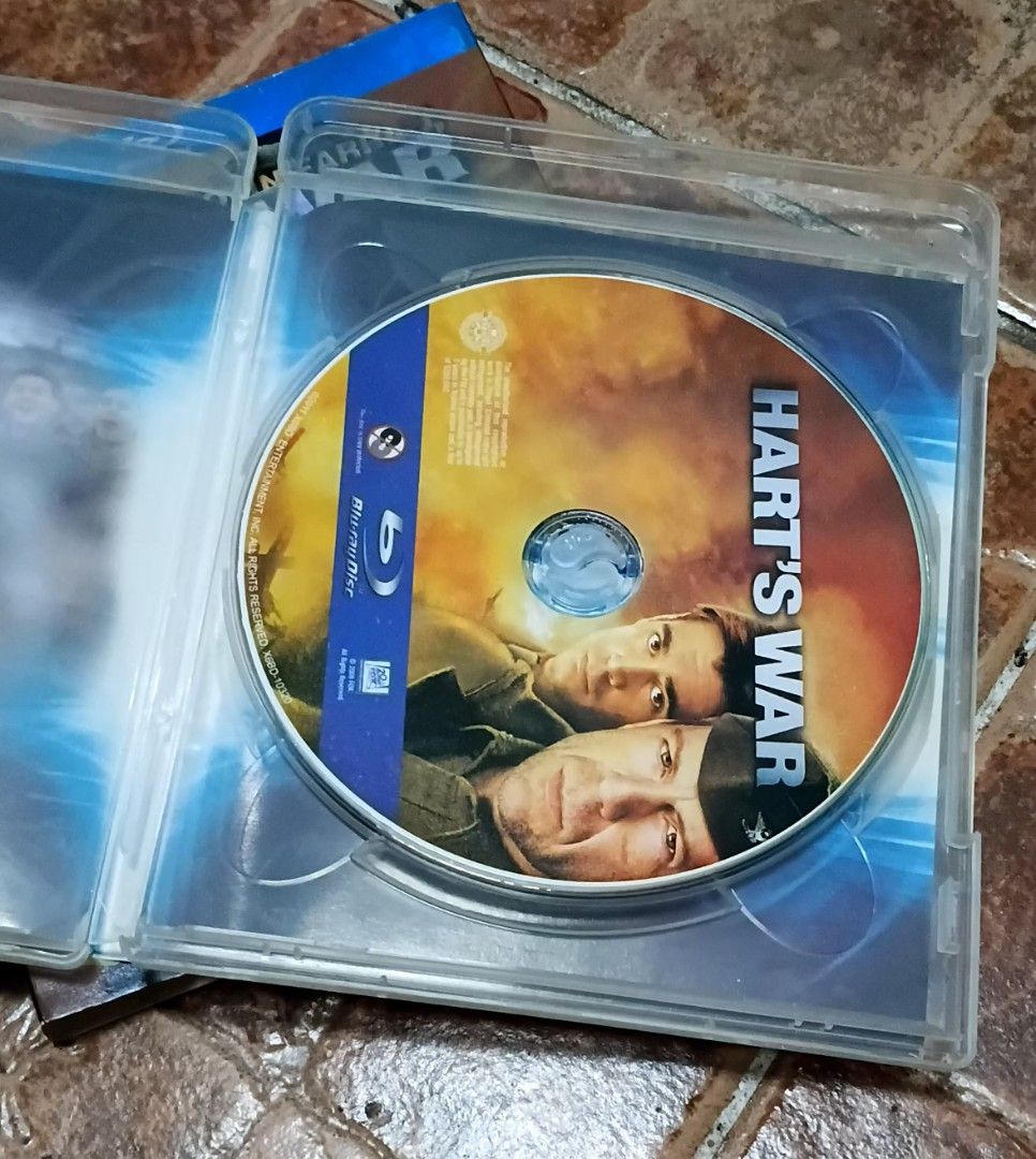 Hart's War Blu-ray Disc Bruce Willis Colin Farrell (Category: CDs & DVDs) located in Quezon City. Submitted by dancatz (Listing ID 1468761781, Image 3). Description: □ P 100.00 - Title: Hart's War (War Drama) - Format: Blu-ray disc with original plastic case and slipcase - Starring: Bruce Willis & Colin Farrell - Rating: R - Runtime: 125 minutes - Audio: English & French tracks with multiple subtitles - Studio: Metro-Goldwyn-Mayer - area code : A