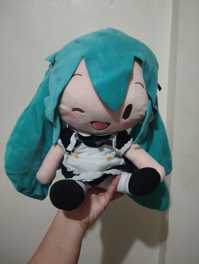 Hatsune Miku Maid Version (Category: Plushies & Soft Toys) located in Manolo Fortich. Submitted by akane1997 (Listing ID 1468879488, Image 1). Description: Kindly manage your expectations ♡ These are preloved. Some items have stains due to storage, so kindly wash them again ♡ Location: Manolo Fortich, Bukidnon Can do meet ups within Manolo, Malaybalay, Valencia and Maramag ♡.