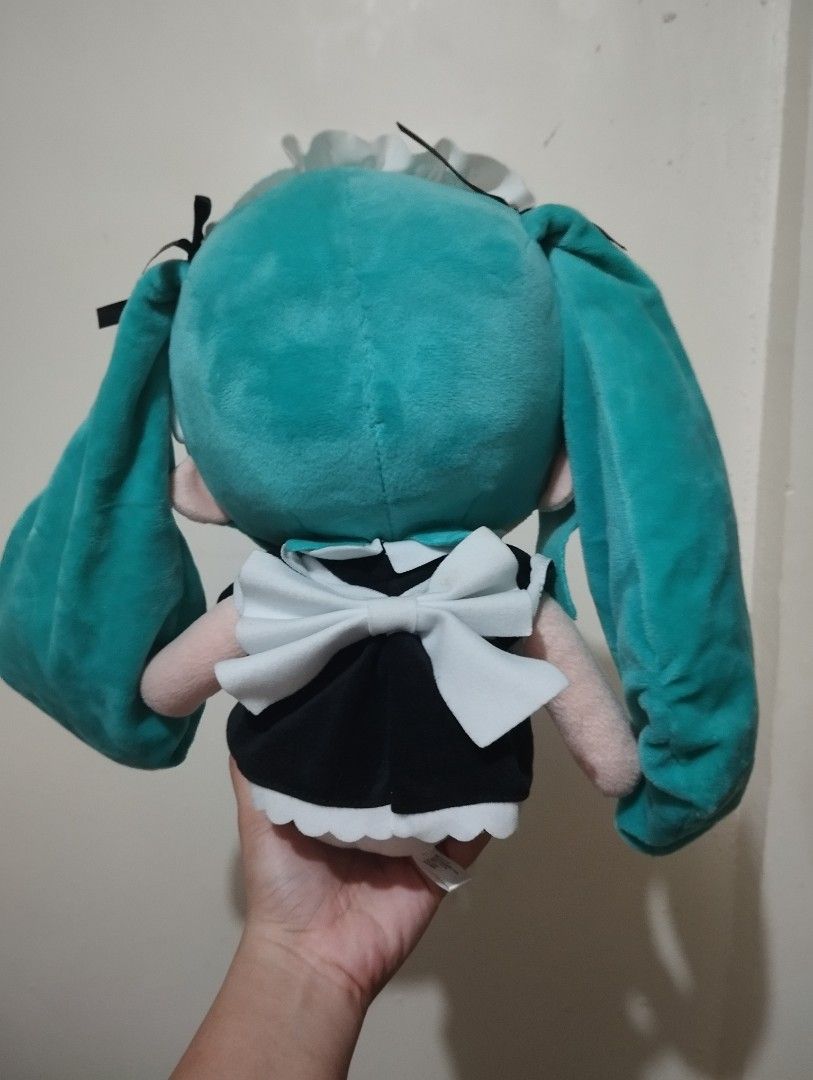 Hatsune Miku Maid Version (Category: Plushies & Soft Toys) located in Manolo Fortich. Submitted by akane1997 (Listing ID 1468879488, Image 2). Description: Kindly manage your expectations ♡ These are preloved. Some items have stains due to storage, so kindly wash them again ♡ Location: Manolo Fortich, Bukidnon Can do meet ups within Manolo, Malaybalay, Valencia and Maramag ♡.