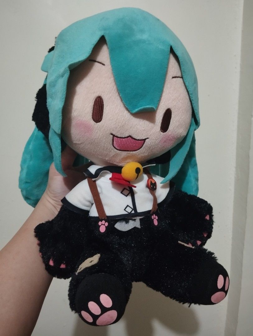 Hatsune Miku Nyanko Version (Category: Plushies & Soft Toys) located in Manolo Fortich. Submitted by akane1997 (Listing ID 1468879105, Image 1). Description: Kindly manage your expectations ♡ These are preloved. Some items have stains due to storage, so kindly wash them again ♡ Location: Manolo Fortich, Bukidnon Can do meet ups within Manolo, Malaybalay, Valencia and Maramag ♡.