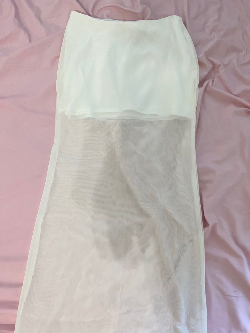 Healing mesh skirt (Category: Skirts) located in Batangas. Submitted by alita.clo (Listing ID 1468817452, Image 2). Description: bought from Vietnam last Feb 2026, worn twice fits XS 23-25”.