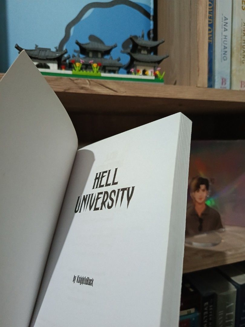 Hell University Part 1 by KnightInBlack (Category: Storybooks) located in Quezon City. Submitted by jnnmdrd01 (Listing ID 1468841968, Image 2). Description: BRAND NEW UNSEALED strictly payo good condition, no tanning/foxing rfs: need funds😢.