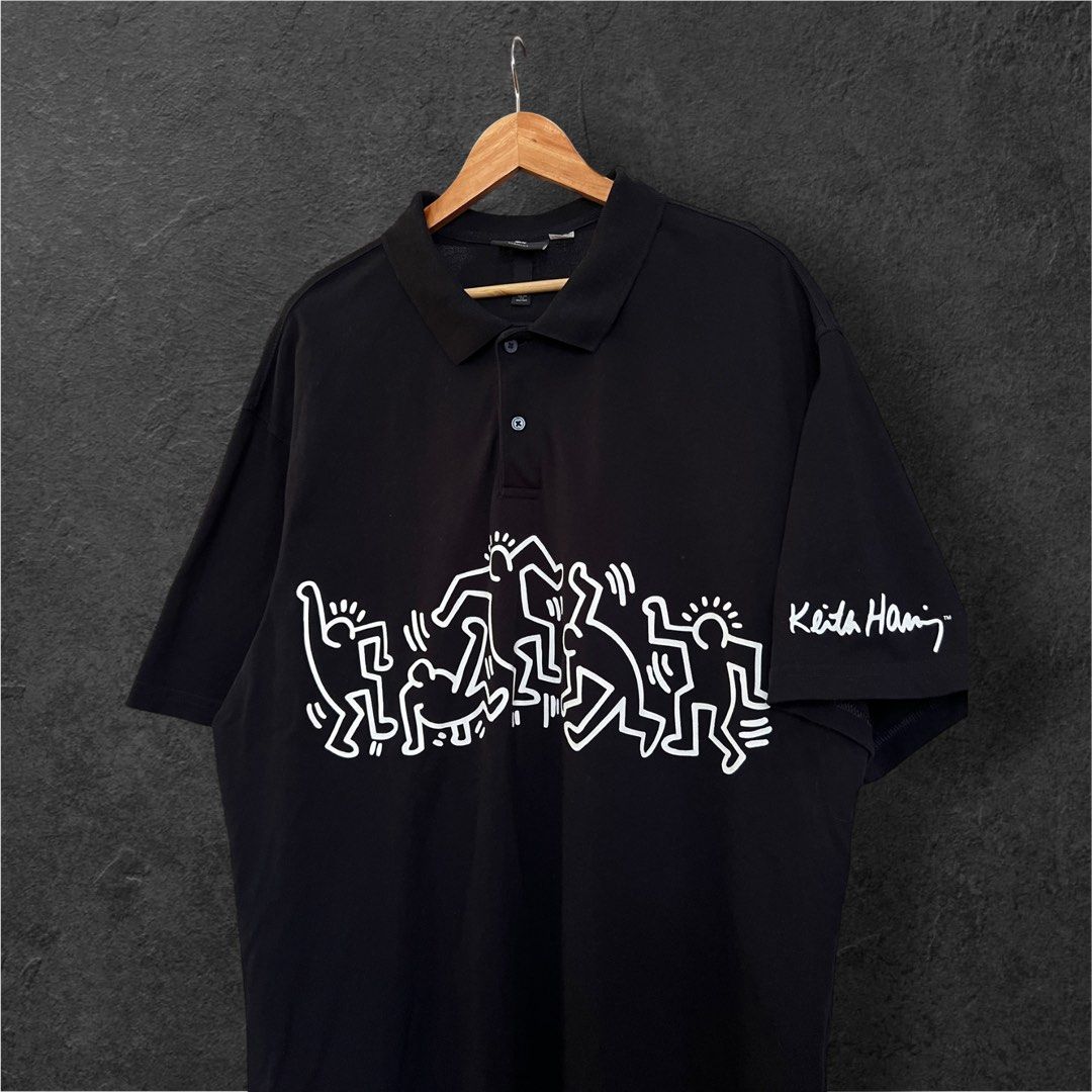 H&M X KEITH HARING (Category: Tshirts & Polo Shirts ) located in Solano. Submitted by brokeboyzsupply (Listing ID 1468866874, Image 3). Description: Size: XL Width: 25 Length: 30 Color rate: 9.5/10 Condition: 10/10 Issue/s: None “Color may vary due to lighting”.