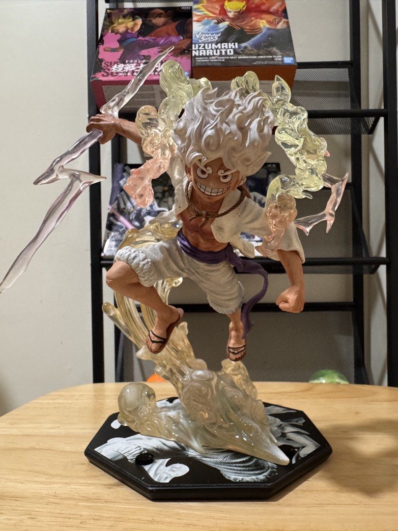 HMxTrex Studio Gear 5 Luffy (Category: Figurines & Statues) located in Mandaluyong City. Submitted by stan1029 (Listing ID 1468767883, Image 1). Description: Selling HMxTrex Studio Gear 5 Luffy Nika for only 3200PHP Condition: BIB with minor issue Location: Mandaluyong.