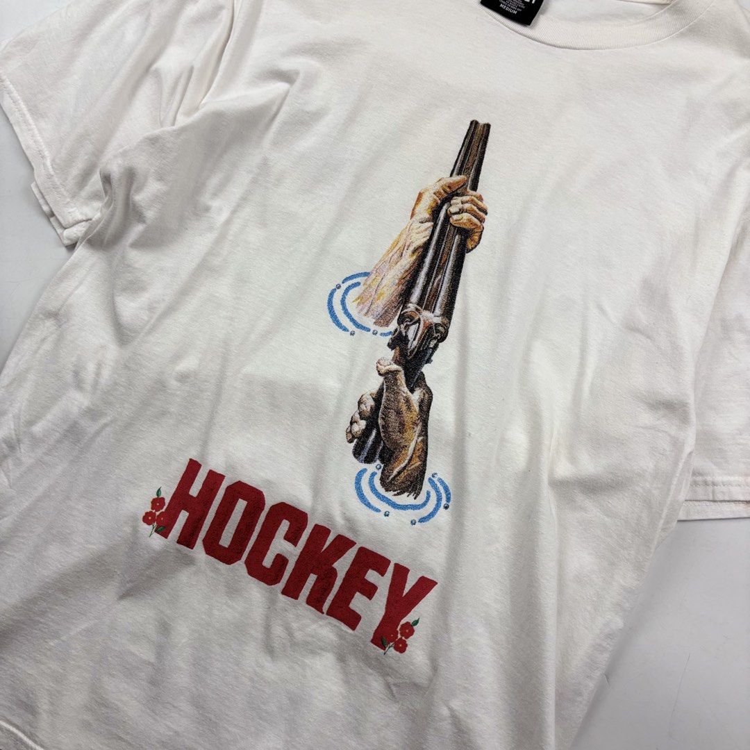 Hocket Shotgun Tee (Category: Tshirts & Polo Shirts ) located in Makati City. Submitted by ragrepository (Listing ID 1468729730, Image 2). Description: Hockey Shotgun Tee Tagged as Medium Length- 27.5” Pit to pit- 19.5” Sleeves- 8.5” Shoulder-19” Condition-9/10 Flaw- None .