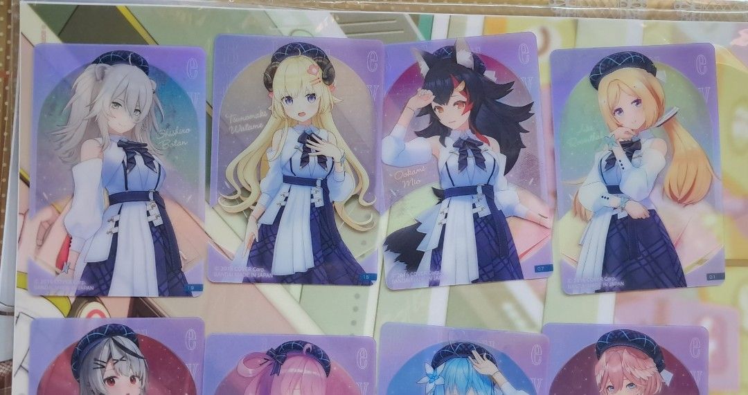 Holo Live Blue Journey (Category: Character Goods) located in Baguio. Submitted by mooncollectibles_000a43 (Listing ID 1468718251, Image 2). Description: - Official Hololive Blue Journey merchandise manufactured by Bandai Spirits - Features popular VTuber characters in their special Blue Journey outfits - High-quality transparent / clear card material with vibrant prints - Perfect for collecting, trading, or displaying in top loaders and binders 