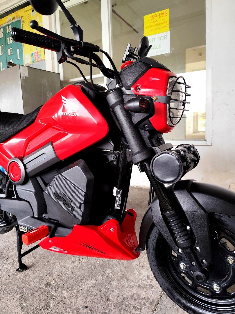 Honda Navi 2026 RED (Category: Motorbikes for Sale) located in Manila. Submitted by jettgutier06007 (Listing ID 1468870490, Image 2). Description: For sale only.. Honda Navi 2026 (Pogi) 1,200 mileage only Loaded parts upgrade No issue Registered till 2029 Complete original documents Newly oil changed and gear oil changed Pm or text 09499272576 Thanks Godbless 🙏❤️.