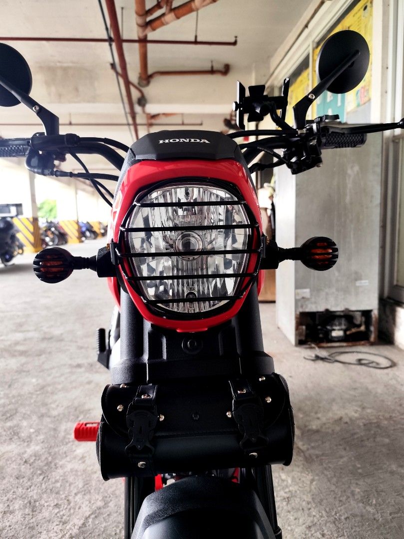 Honda Navi 2026 RED (Category: Motorbikes for Sale) located in Manila. Submitted by jettgutier06007 (Listing ID 1468870490, Image 3). Description: For sale only.. Honda Navi 2026 (Pogi) 1,200 mileage only Loaded parts upgrade No issue Registered till 2029 Complete original documents Newly oil changed and gear oil changed Pm or text 09499272576 Thanks Godbless 🙏❤️.
