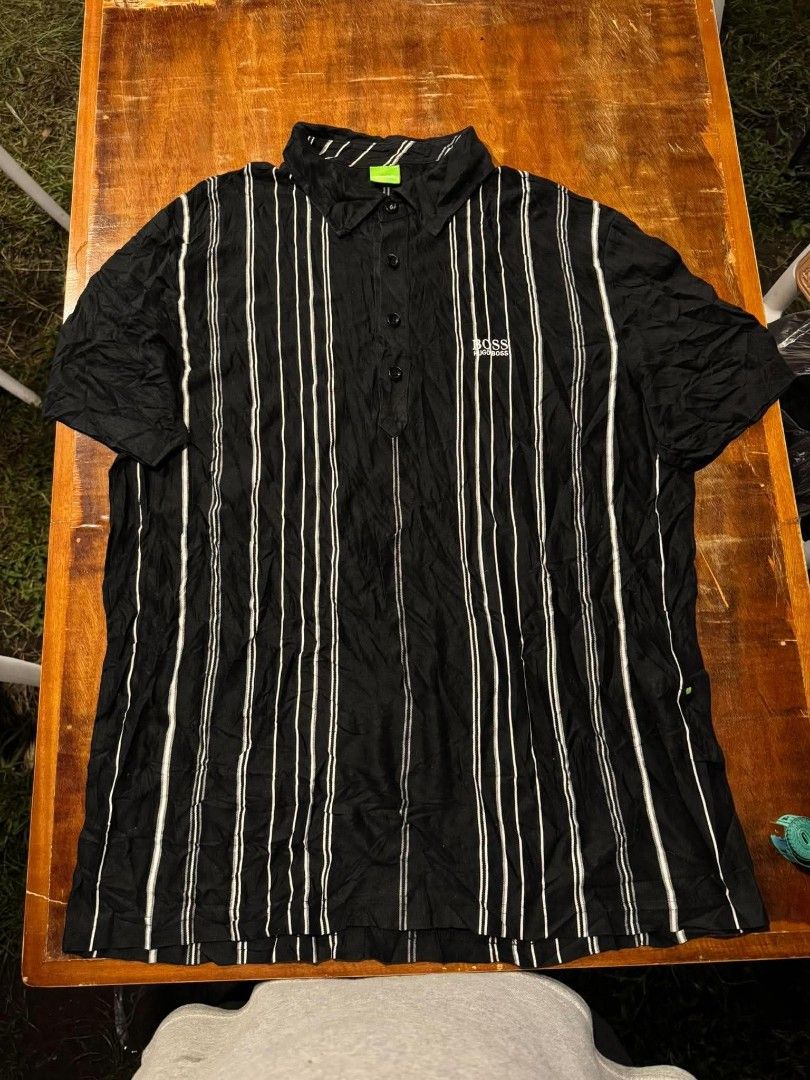 Hugo boss Polo shirt (Category: Tshirts & Polo Shirts ) located in Polomolok. Submitted by warmfire.3185dd (Listing ID 1468902657, Image 1). Description: HUGO BOSS POLO SHIRT EXCELLENT TO NEW CONDITION NO ISSUE COLORATE:9.8/10 WIDTH' 21.5 LENGTH' 29 DM/PM📩📩 FOR SURE TAKERS🖤 LOCATION:MINDANAO POLOMOLOK SOUTH COTABATO 9504.
