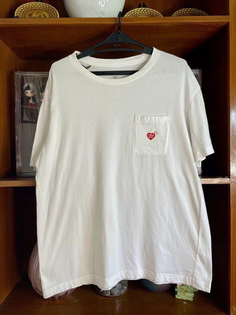 HUMAN MADE (Category: Tshirts & Polo Shirts ) located in Davao. Submitted by the_rare_hustla (Listing ID 1468740513, Image 1). Description: HUMAN MADE Issue Washable Stain Need Wash Only Color rate 10/10 Width - 21 Length - 28 Size M on tag Fit to Large-XL Dm If Interested!.