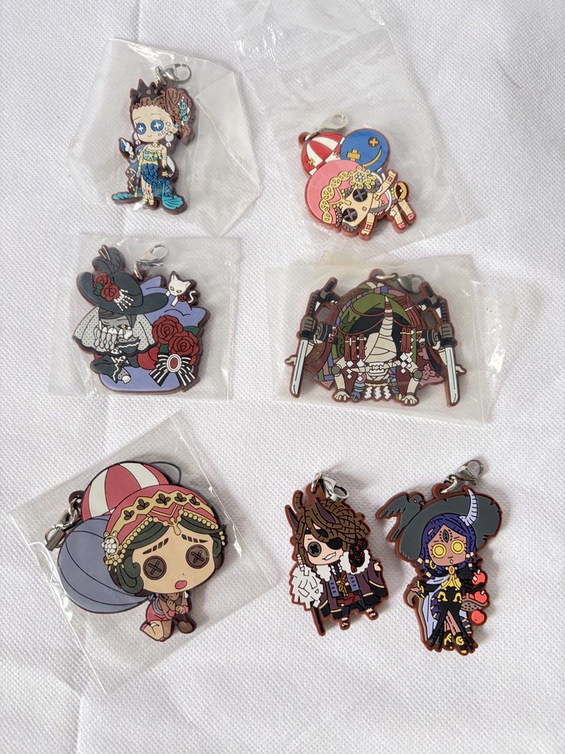Identity V Rubber Keychains IDV (Category: Character Goods) located in Manila. Submitted by betlogmo (Listing ID 1468753948, Image 1). Description: Price stated in photo. No to sensitive buyers❌ These are not brand new items, I have opened them and inspected them before and kept them in their packaging for collection purposes. Sure buyers only, mine now pay now. Lowballing a single item or purchase will get you blocked. I’m only open to discounts