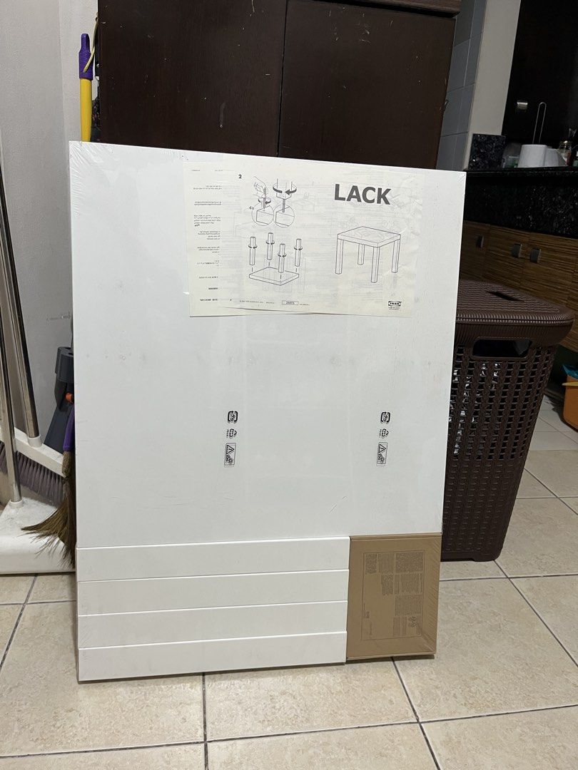 IKEA LACK Side table, white, 55x55 cm (Category: Tables & Sets) located in Quezon City. Submitted by shhmm (Listing ID 1468793358, Image 1). Description: - Item: IKEA LACK Side Table - Color: White - Dimensions: 55x55 cm brand new and unopened! dont need it. bought for SRP 599, selling for 450 mandaluyong city pick up.