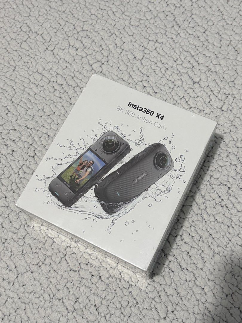 Insta 360 x4 Brand New (Category: Video Cameras) located in Manila. Submitted by keenbird.9f5916 (Listing ID 1468740439, Image 1). Description: Brand New Insta 360 x4 Camera RFS: won’t use it at all Loc: San Fernando, Pampanga Negotiable sa sure buyer Box inclusions: the camera, battery, lens guards, thermo grip cover, pouch, and cables Note: MicroSD card and Invisible Selfie Stick are not included in the standard retail box (sold separately by I