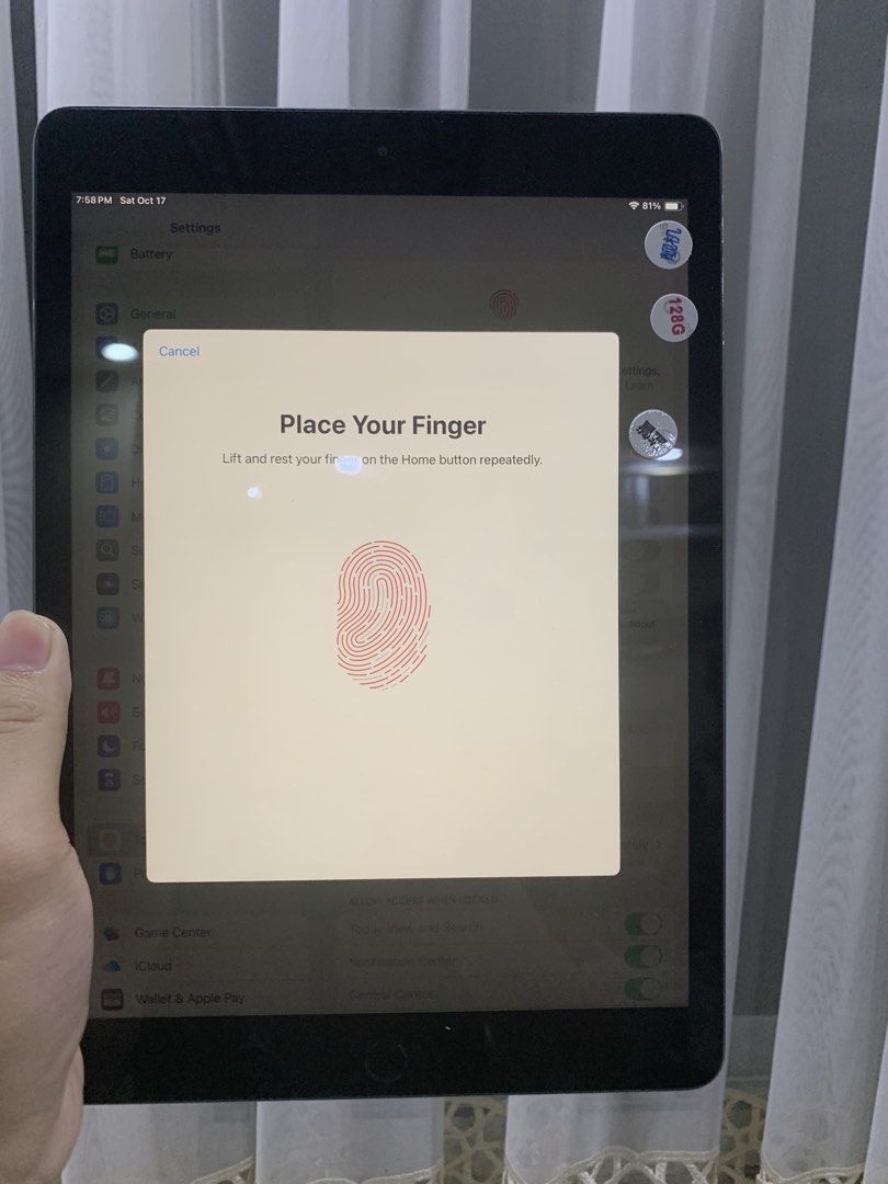 iPad 8th Gen 128gb Wifi Use (Category: Other Gadgets) located in San Juan City. Submitted by spartan_222004 (Listing ID 1468759054, Image 3). Description: 𝐍𝐄𝐖 𝐒𝐓𝐎𝐂𝐊 𝐀𝐋𝐄𝐑𝐓! 🔥📱 ✨ 𝐀𝐏𝐏𝐋𝐄 𝐈𝐏𝐀𝐃 𝟖𝐓𝐇 𝐆𝐄𝐍𝐄𝐑𝐀𝐓𝐈𝐎𝐍– 𝟏𝟐𝟖𝐆𝐁 ✨ ✅ 𝐌𝐎𝐃𝐄𝐋: 𝐈𝐏𝐀𝐃 𝟖𝐓𝐇 𝐆𝐄𝐍 ✅ 𝐒𝐓𝐎𝐑𝐀𝐆𝐄: 𝟏𝟐𝟖𝐆𝐁 ✅ 𝐂𝐎𝐍𝐍𝐄𝐂𝐓𝐈𝐕𝐈𝐓𝐘: 𝐖𝐈-𝐅𝐈 𝐔𝐒𝐄 ✅ 𝐂𝐎𝐋𝐎𝐑: 𝐒𝐏𝐀𝐂𝐄 𝐆𝐑𝐀𝐘 ✅ 𝐓𝐎𝐔𝐂𝐇 𝐈𝐃: 𝐅𝐈𝐍𝐆𝐄𝐑𝐏𝐑𝐈𝐍𝐓 𝐒𝐄𝐍𝐒�