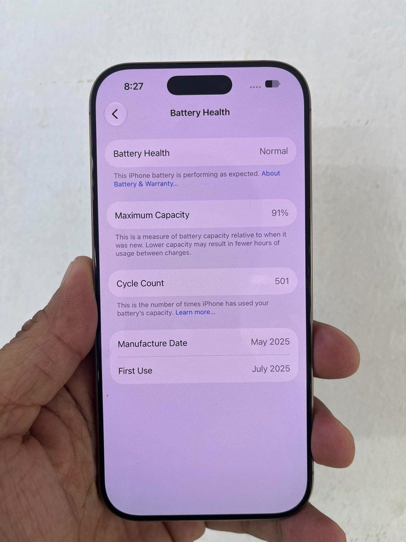 Iphone16pro 256 (Category: iPhone 16 Series) located in Pasig City. Submitted by ijamgadgets (Listing ID 1468835421, Image 3). Description: Iphone16pro 2ndhand 256gb With box same serial Factory unlocked Smooth check all u want 📌we do cod in metro manila and near provinces just add sf only 📌can visit in my store at greenhills shopping center 📌we do LBC transaction 📌we accept credit card in store 📌for fast transaction make acall 09291593032/0