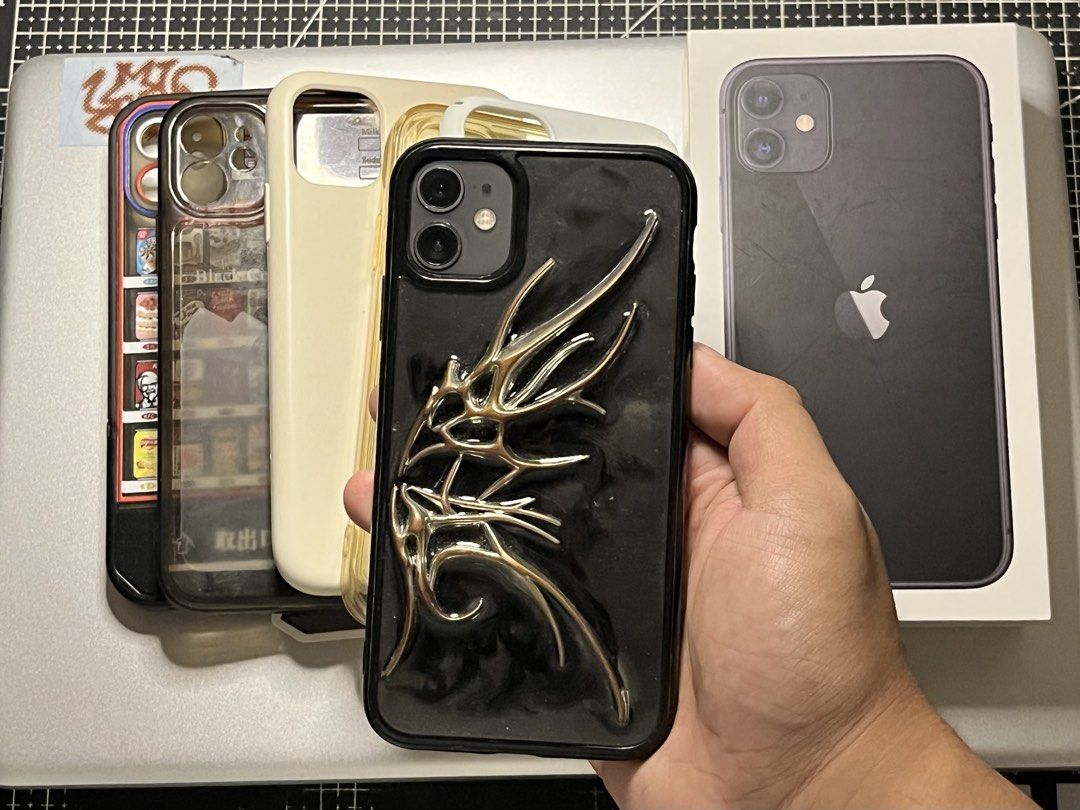 iPhone 11 128GB (Category: iPhone 11 Series) located in Angeles City. Submitted by juchi.studios (Listing ID 1468802934, Image 1). Description: Selling my iPhone 11 128GB in good working condition. Details: * 128GB storage * Local variant * No SIM restrictions (Openline) * No history of repair * True Tone working * Face ID working * Minor scratches from normal use * Battery health: 69% * Original battery, never replaced * Battery still lasts for 
