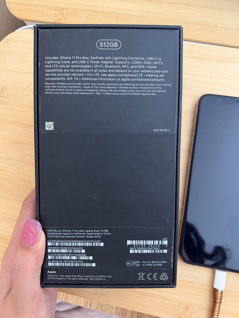 iPhone 11 Pro Max - 512gb - US Variant (Category: iPhone 11 Series) located in Angeles City. Submitted by thesecondlane (Listing ID 1468847433, Image 2). Description: Unit Details: 512GB Storage Face ID working perfectly Openline / All SIMs No scratches or dents Battery Health: 69% Performance-wise, still works great! No lag or other issues. Issues (Please Read): Battery has been replaced once. Camera produces a clicking sound when activated. You