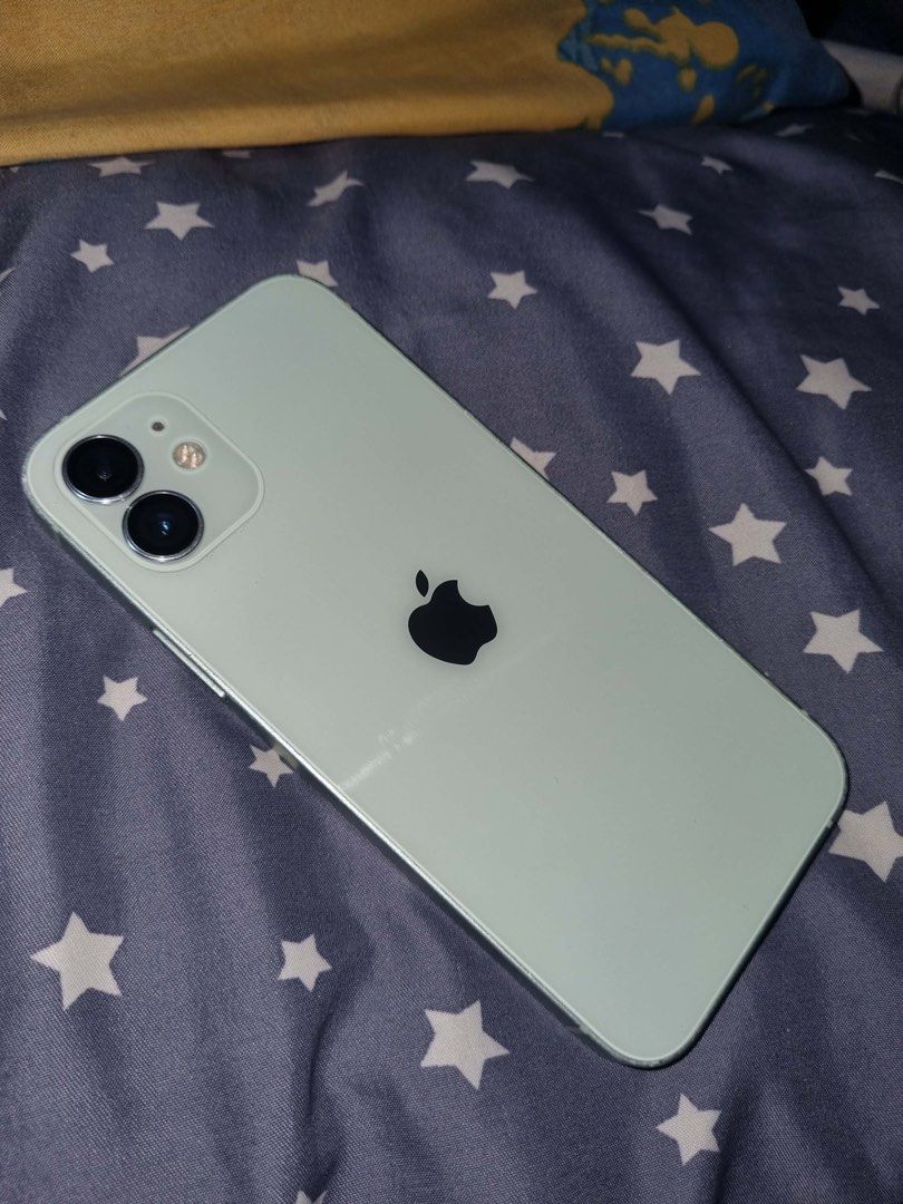 Iphone 12 128GB (Category: iPhone 12 Series) located in Quezon City. Submitted by xienluna069 (Listing ID 1468837208, Image 1). Description: Iphone 12 128GB MINTGREEN SMARTLOCKED 73 BATTERY HEALTH ALL BUTTONS WORKING NOT REFURBISHED ORIGINAL ALL PARTS NO APPLE ID OR ICLOUD TRUETONE AND FACE ID WORKING FOR SALE OR SWAP SWAPPING VALUE 9500 SELLING 8500 MONTALBAN UNIT CASE CHARGER CERAMIC TEMPERED INSTALLED CAMERA LENS PROTECTOR INSTALLED .