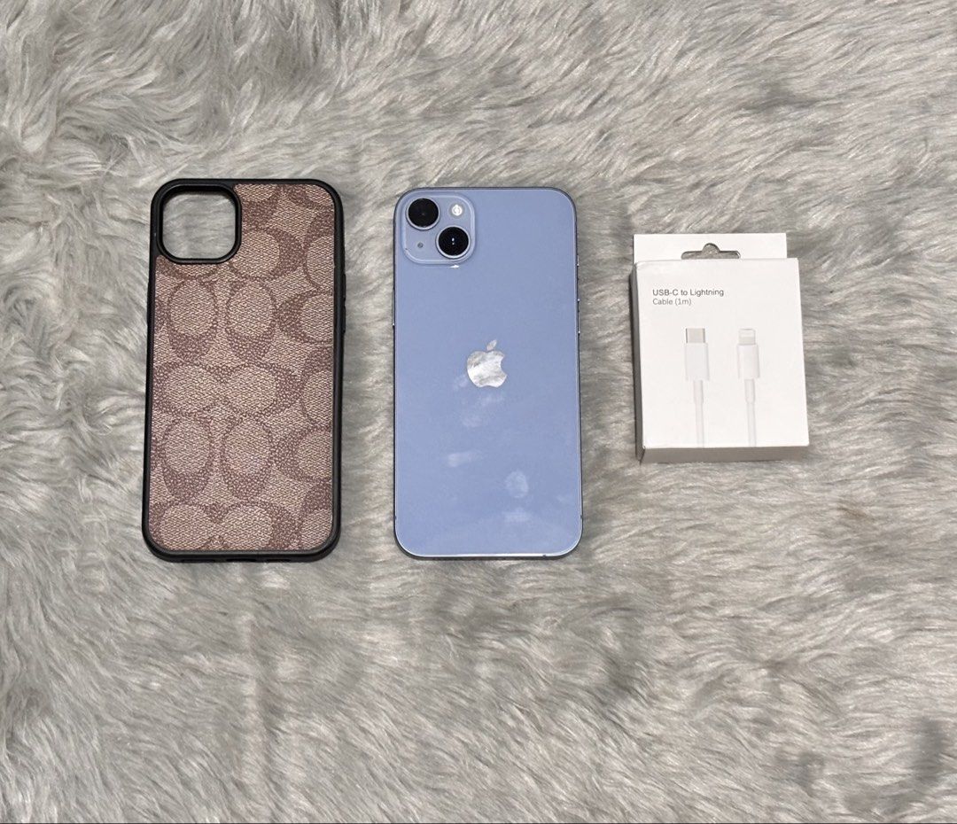 Iphone 14 Plus 128 (Category: iPhone 14 Series) located in Agdangan. Submitted by gadget_gallery_by_patrick.t (Listing ID 1468854088, Image 1). Description: Iphone 14 Plus 128 85% batt health Any sim Zpa/local variant Orig all parts No repair and replace history No issue! Pm for more details.