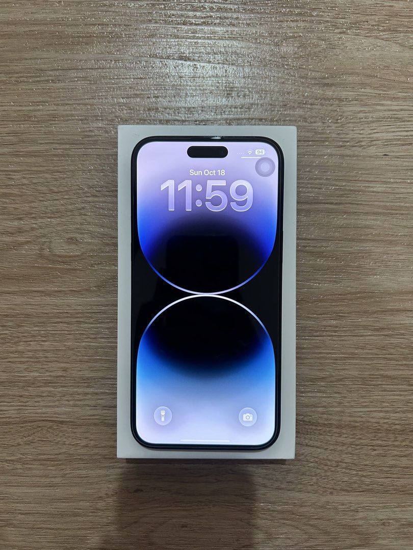 iPhone 14 Pro Max - 256 GB (Category: iPhone 14 Series) located in Mandaluyong City. Submitted by adewolf (Listing ID 1468739403, Image 1). Description: iPhone 14 Pro Max - 256 GB - 73% Battery Health - Space Black - with Box and Phone Cases Let me know if you have questions! .