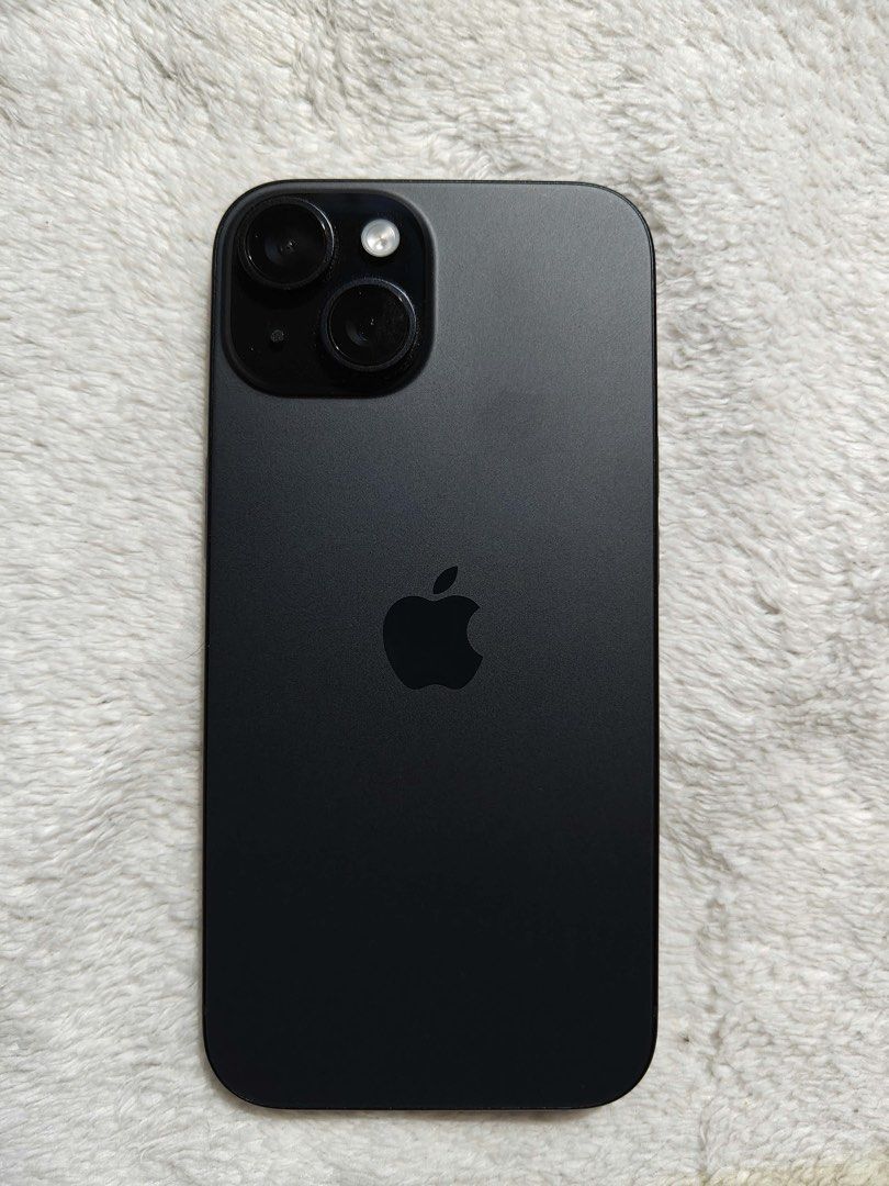 Iphone 15 (Category: iPhone 15 Series) located in Zamboanga. Submitted by lykamas7599933 (Listing ID 1468894680, Image 1). Description: 100% batt health.