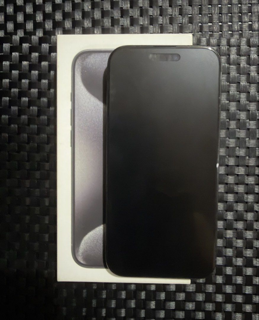 Iphone 15 pro (Category: iPhone 15 Series) located in Cabanatuan. Submitted by bravewhale.7fcc69 (Listing ID 1468843930, Image 2). Description: 256 GB Battery Health 81% Physical Sim No issue factory unlock w/ smartdevil matte privacy tempered glass Freebies: tempered glass quick installation tool 4 cases [otterbox, Anker, ringki, transparent case] Box and Original charging cable Meet up at Walter Mart Cabanatuan City.
