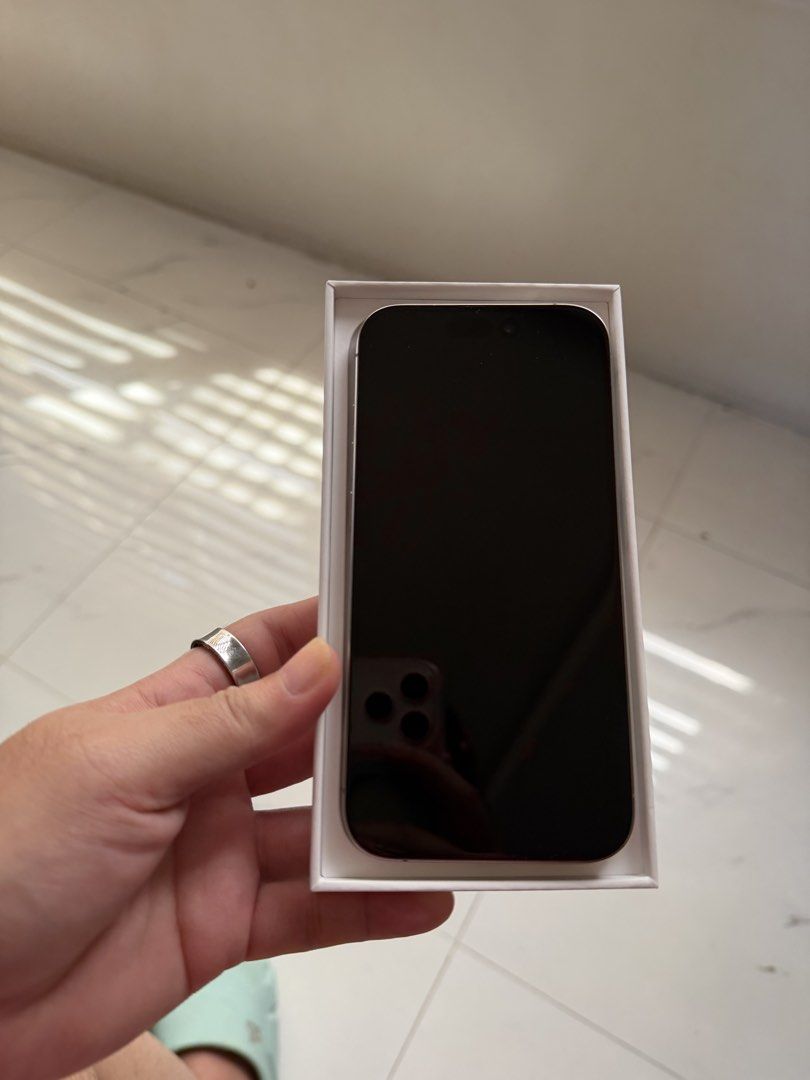 iPhone 15 Pro - Natural Titanium -128gb (Category: iPhone 15 Series) located in Binan City. Submitted by chellonado (Listing ID 1468726792, Image 3). Description: Open line .