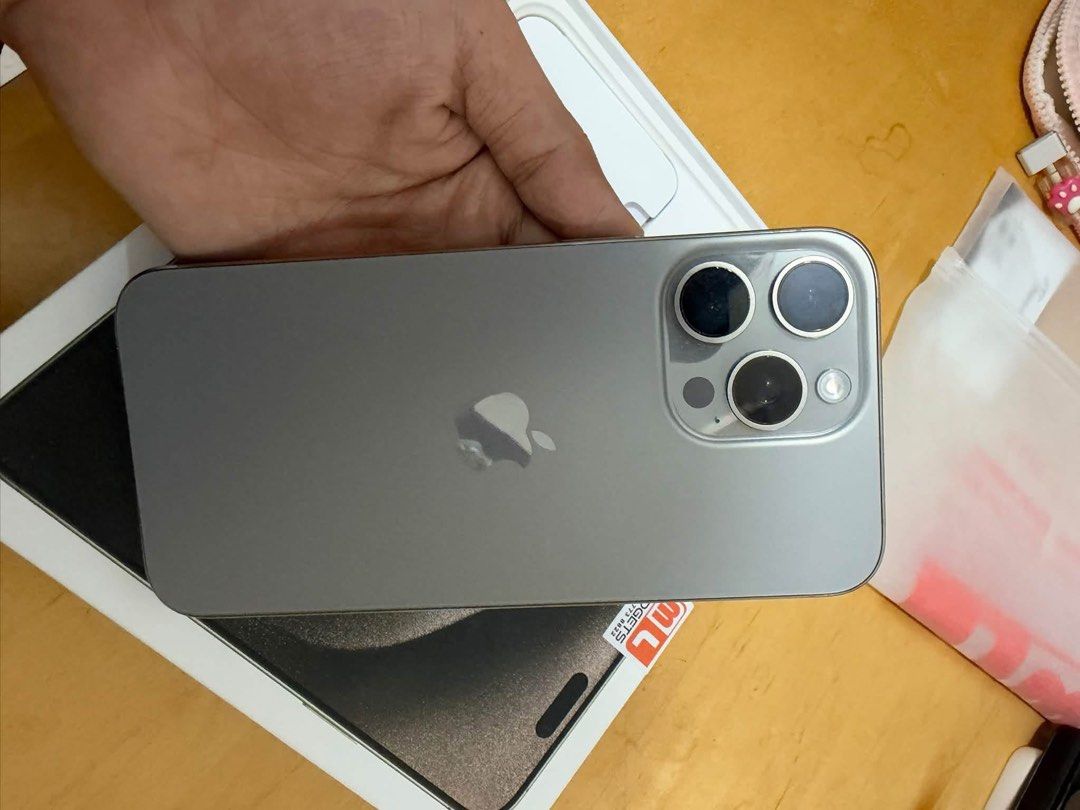 Iphone 15 Pro Max 256gb (Category: iPhone 15 Series) located in Manila. Submitted by vastwolf.5e4c51 (Listing ID 1468923470, Image 2). Description: Helping a friend! FOR SALE IPHONE 15 PRO MAX 256GB‼️‼️‼️ Bought at ML Gadgets on IG Battery Health: 82% Storage: 256gb Lady Owned-Personal Phone No repair history All original parts Unli reset/update Open Line RFS: Phone Upgrade ₱36,000 Negotiable 📍Pasig.