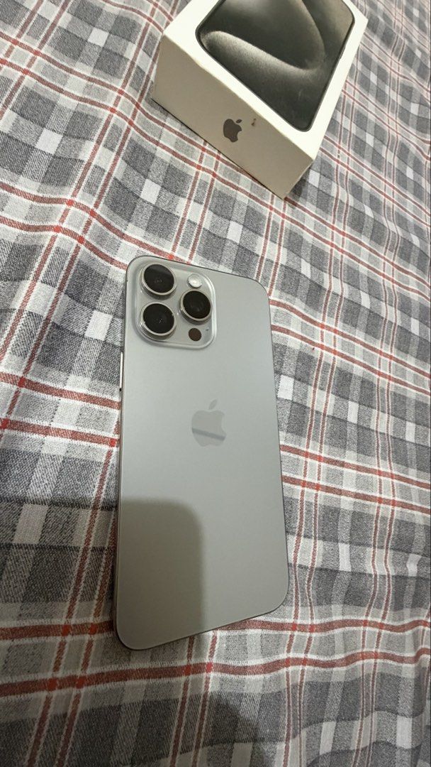 iPhone 15 Pro Max 256GB - Free UAG Case (Category: iPhone 15 Series) located in Taguig. Submitted by itsjoejoe (Listing ID 1468726766, Image 3). Description: iPhone 15 Pro Max 256GB NTC Version Complete package (Original box and cable) No Sim Restriction Lightly Used, No Dents or Scratches, 99% smooth 86% Batt Health Free UAG original case worth 2,490 Selling Price: 38,000 (slightly negotiable) .
