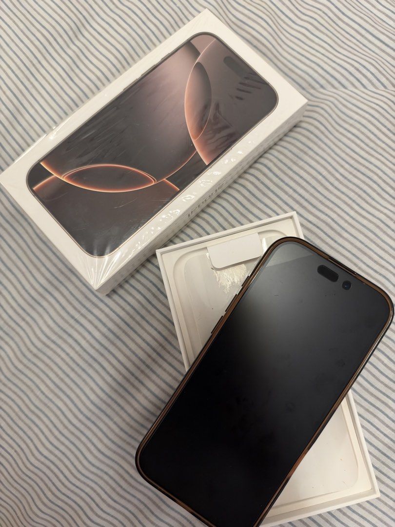 iPhone 16 Pro (Category: iPhone 16 Series) located in Antipolo. Submitted by nat0728 (Listing ID 1468733165, Image 1). Description: - Brand/Model: Apple iPhone 16 Pro - Color: Desert Titanium - Storage Capacity: 128GB, Dual Sim - Condition: Excellent / No issues (comes with protective case, tempered glass for the screen and camera) - Inclusions: Original box included - Meetup Location: Xentro Mall, Antipolo City, Rizal.