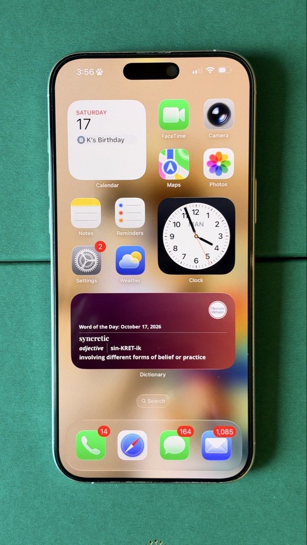 iPhone 16 Pro Max 1TB White Titanium (Category: iPhone 16 Series) located in Mandaluyong City. Submitted by khriscruz (Listing ID 1468893912, Image 3). Description: iPhone 16 Pro Max 1TB White Titanium Premium condition, ready to use! • 1TB Storage • 85% Battery Health • 624 Battery Cycle Count • Open Line / Factory Unlocked • 99% Smooth — Excellent Condition • No Dents, No Hidden Issues • Never Repaired • Not Refurbished • Can Be Reset Anytime •