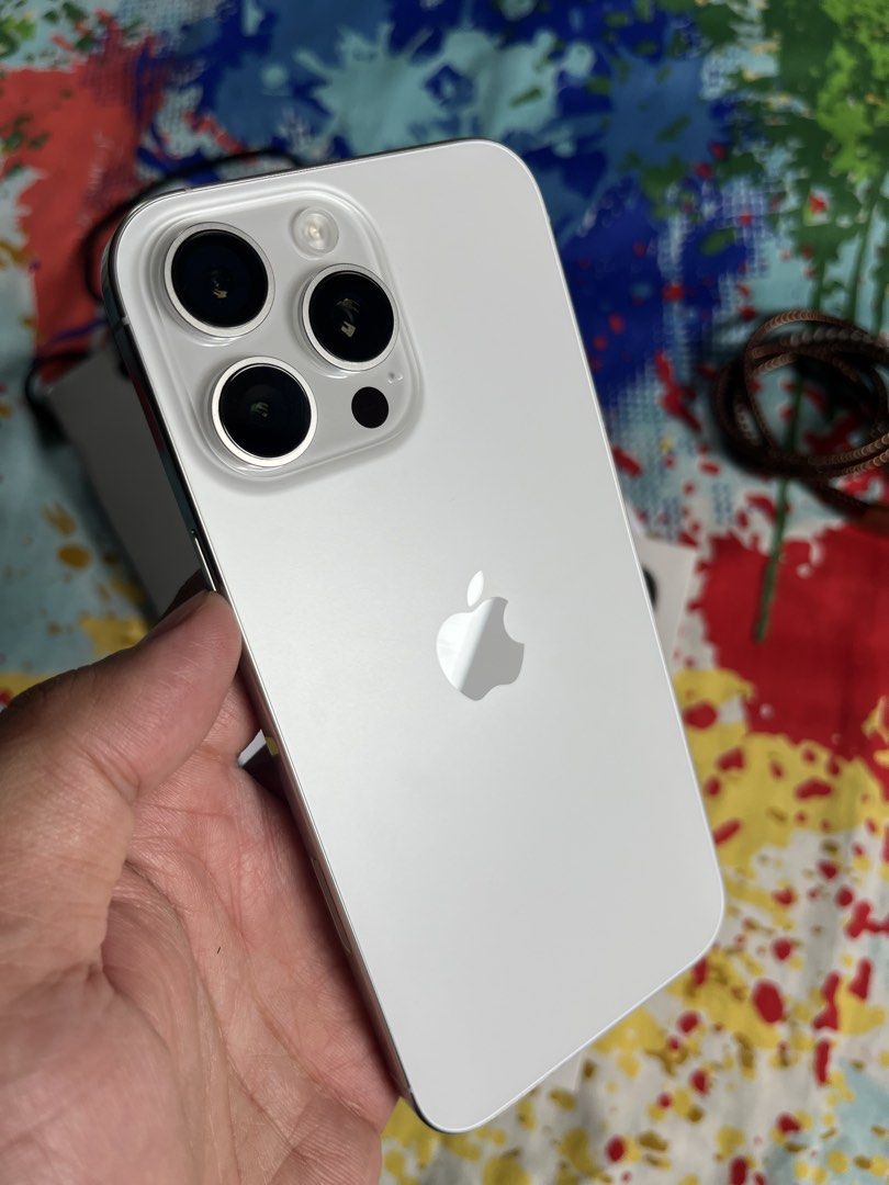 Iphone 16 Pro Max 256Gb NTC No issues (Category: iPhone 16 Series) located in Malolos. Submitted by wendellari51244 (Listing ID 1468720582, Image 2). Description: Iphone 16 Pro Max for sale 256Gb Factory Unlocked White Titanium Smooth like new! No dents No scratches kahit sa screen 89% Batt Health super kunat Guaranteed NO ISSUES Complete ORIGINAL inclusions.