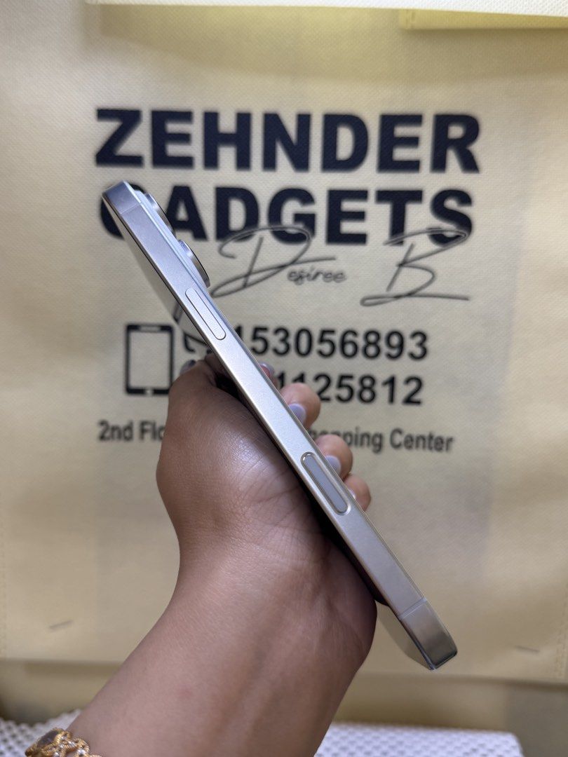 iPhone 16 PRO MAX 256GB OPENLINE (NTC APPROVED) (Category: iPhone 16 Series) located in San Juan City. Submitted by desireebayal96 (Listing ID 1468791876, Image 3). Description: iPhone 16 PRO MAX (WHITE TITANIUM) * NTC APPROVED * OPENLINE * ANY SIM * 256GB * 90% BATTERY HEALTH (ORIGINAL NOT BOOSTED) * 97% SMOOTH * NO ISSUE * NO HISTORY OF REPAIR * NO ICLOUD ISSUE * NOT REFURBISHED * WORKING FACE ID & TRUETONE * WITH CORD TYPE-C NOTE: HINDI LANG P
