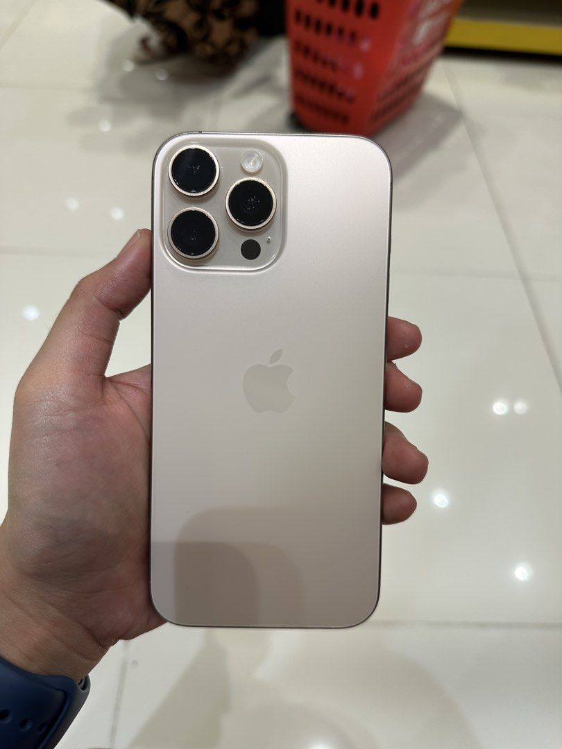iPhone 16 Pro Max 512 GB 92% BH (Category: iPhone 16 Series) located in Naga. Submitted by superyannahhh (Listing ID 1468867087, Image 1). Description: - Model: iPhone 16 Pro Max - Storage: 512 GB - Color: Desert Titanium - Battery Health: 92% - Condition: Excellent physical condition with clean screen and back panel - Features: Pro camera system, premium titanium build, all buttons and ports fully functional LOCATION: Naga City, Camarines Sur HO