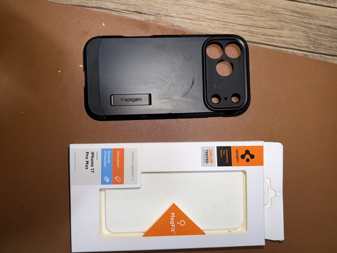 iPhone 17 Pro Max (5 Cases - All In) (Category: Cases & Sleeves) located in Mandaluyong City. Submitted by edwardespiritu (Listing ID 1468911122, Image 3). Description: 🔥 TAKE ALL FOR ONLY ₱3,000! 🔥 📱 RhinoShield Solid X 📱 Spigen Tough Armor 📱 Momax Roller 📱 2 Glass Cases 💰 Bundle Price: ₱3,000 ONLY! Take all items at this sulit price! First come, first served. 🤝.