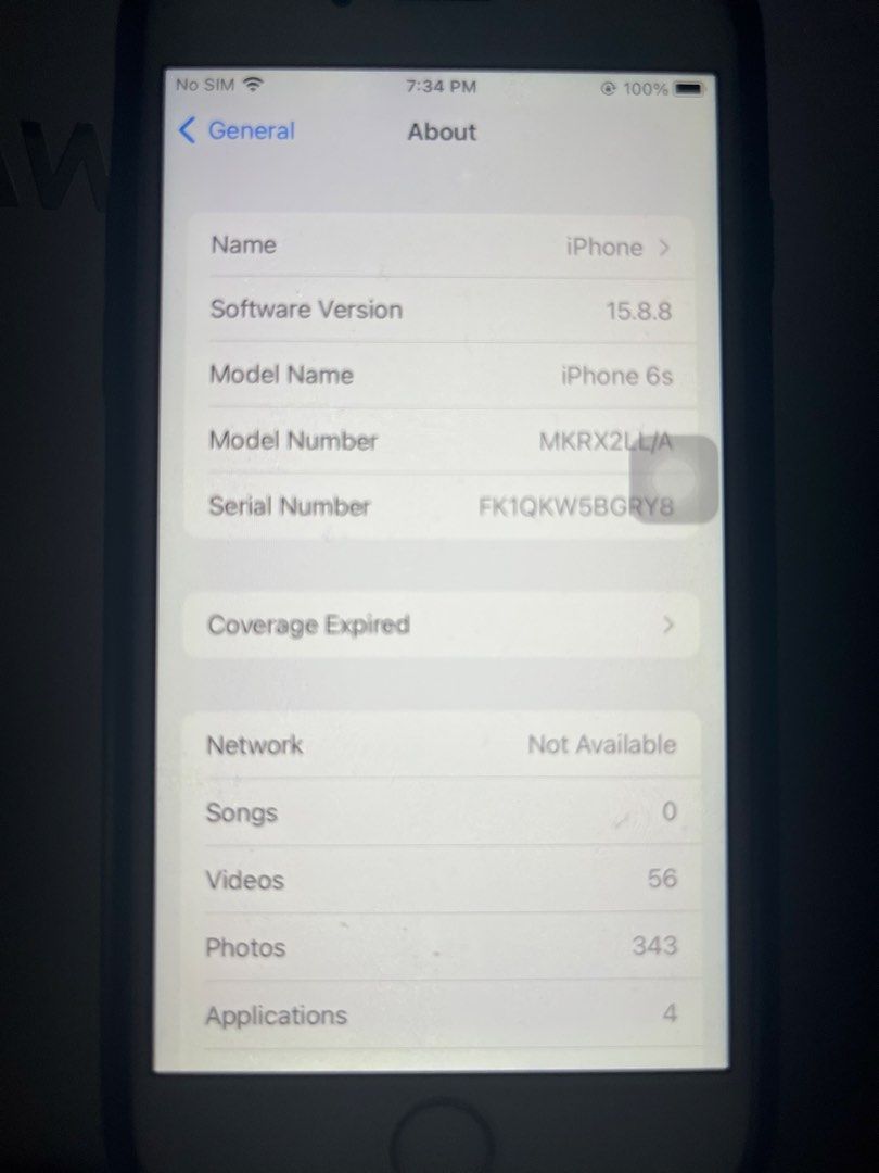 iPhone 6s (Category: Others) located in Manila. Submitted by vicky03_wind (Listing ID 1468826216, Image 3). Description: .
