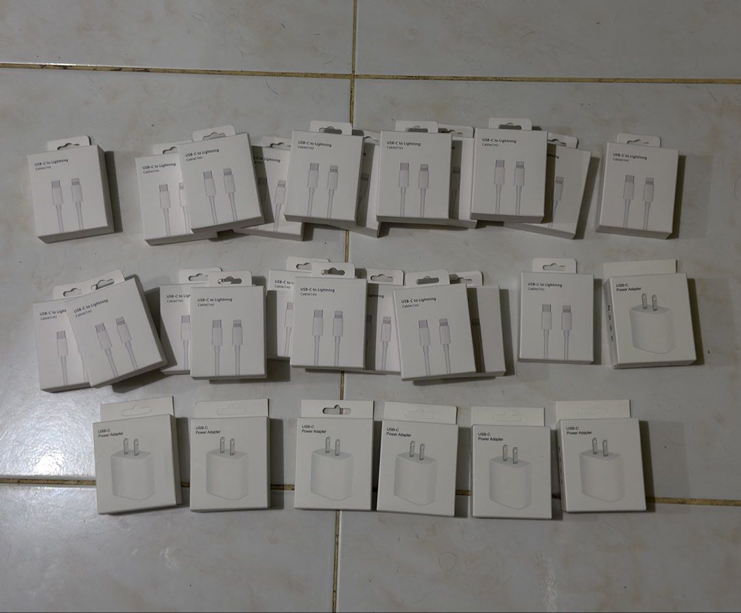 Iphone fast charger (Category: Chargers & Cables) located in Pasig City. Submitted by rjc_iosgadgets (Listing ID 1468821640, Image 2). Description: ‼️ ALSO AVAILABLE FOR SALE ‼️ Brand New Iphone Cables and 20W Adapters😍 Apple 20watts Adapter ✅ - ₱200 Apple Lightning Cable ✅ - ₱150 5pcs and up - ₱100/each ‼️ BUNDLE PROMO ‼️ 20watts Adapter + Lightning Cable - ₱340✅ MEETUPS: Pasig areas or Can do also shipping via lalamove🤗 .