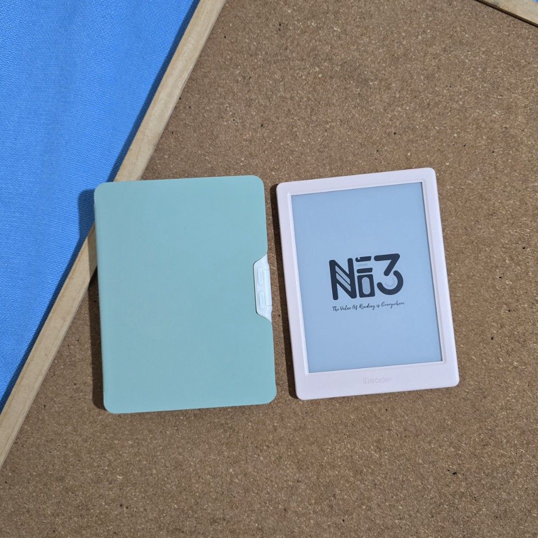 Ireader Neo 3 Pink with Case (Category: E-Readers) located in Manila. Submitted by a.dr27 (Listing ID 1468793459, Image 2). Description: rfs: downsizing ereaders still my favorite ereader for mangas very crisp but still depends on your file resolution last price????? 9k - Brand/Model: iReader Neo 3 - Color: Pink with Mint Green Case - Storage Capacity: 64GB - Included: Original box, manuals, and charging cable - Condition: Like new, with screen p