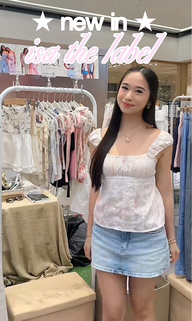 Isa The Label Angel Top (Category: Sets or Coordinates) located in Manila. Submitted by avocadolatte_ (Listing ID 1468733261, Image 1). Description: - rfs: need to buy other clothes - can fit up to medium - price are still negotiable for sure buyer! - dm for actual pics 💗.