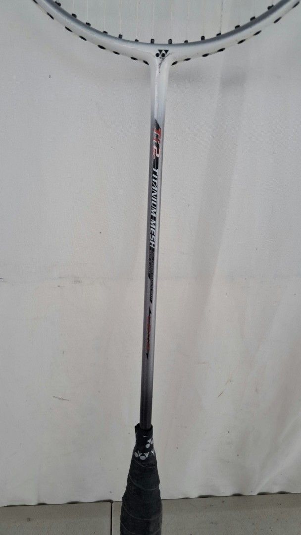 Japan Yonex Ti-2 Titanium Mesh Composite Badminton Racket (Category: Racket and Ball Sports) located in Bulacan. Submitted by amarijapansurplus (Listing ID 1468926268, Image 3). Description: 📌as is 📌WYSIWYG 📌First to pay basis 📌Auto pass sa COD iwas scam sa part ko 📌MOP: GCASH 📌MOD: Pick-up, Lalamove (motorcycle) or J&T/Flash Express/SPX Express 📌Courier Wed and Sat sched 📌Return and Exchange Store Policy, Strictly No Refund 📌Loc. Pangin