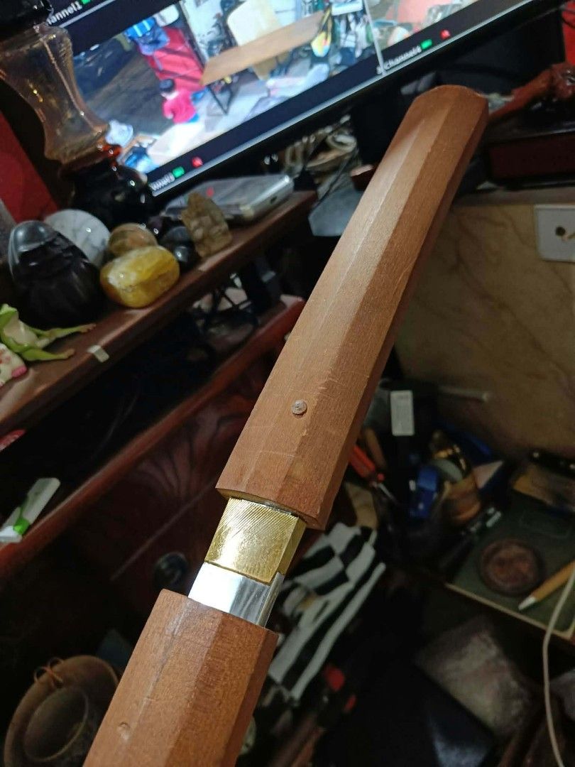 Japanese wooden sword (Category: Other Home Decor) located in Paranaque City. Submitted by jhedplus (Listing ID 1468872302, Image 1). Description: Please read! For sure buyer only! NO COD/COP No reservation The items will be sold to the first payer w/o prior notice. Verbal reservations are not acceptable. Note: All items are vintage. Please manage your expectations accordingly. G cash payment. Shipping via Lalamove Metro Manila. For province: J a