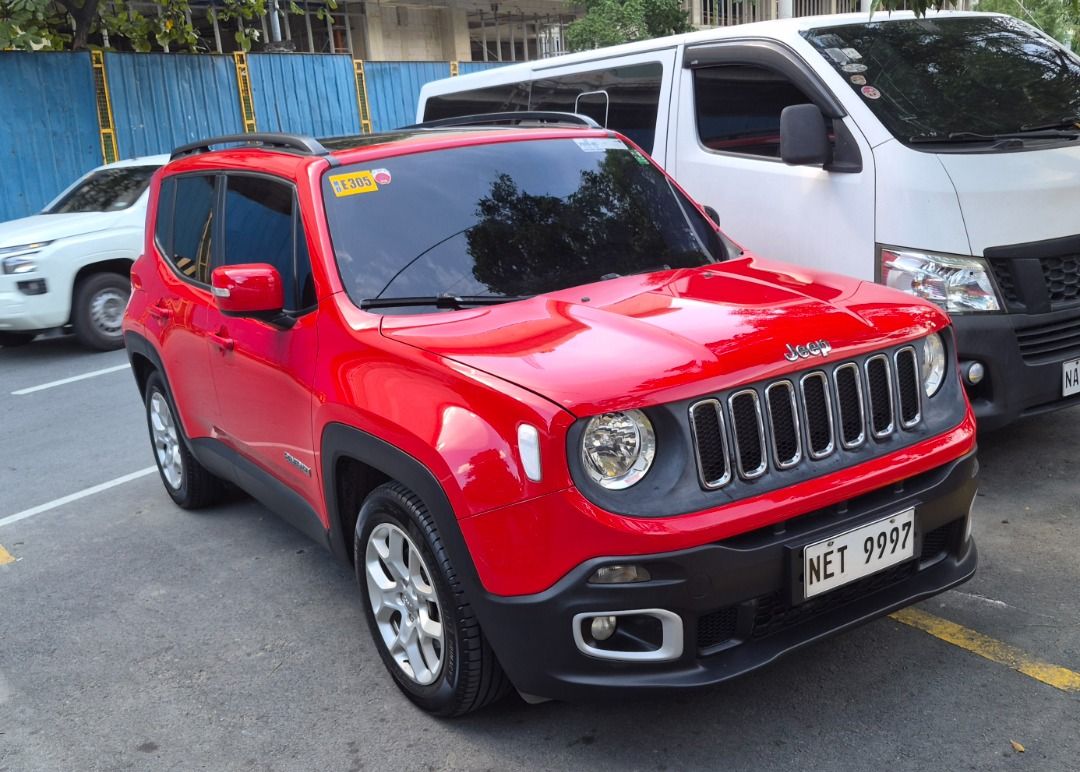 Jeep Renegade Longitude Auto (Category: Used Cars) located in Quezon City. Submitted by bonn2026 (Listing ID 1468904755, Image 1). Description: JEEP Renegade Longitude AT 2021 Automatic Transmission 1st owned unit 58tkm Gasoline Location: Bacoor or QC RFS: purchased new car already 09178181544 .